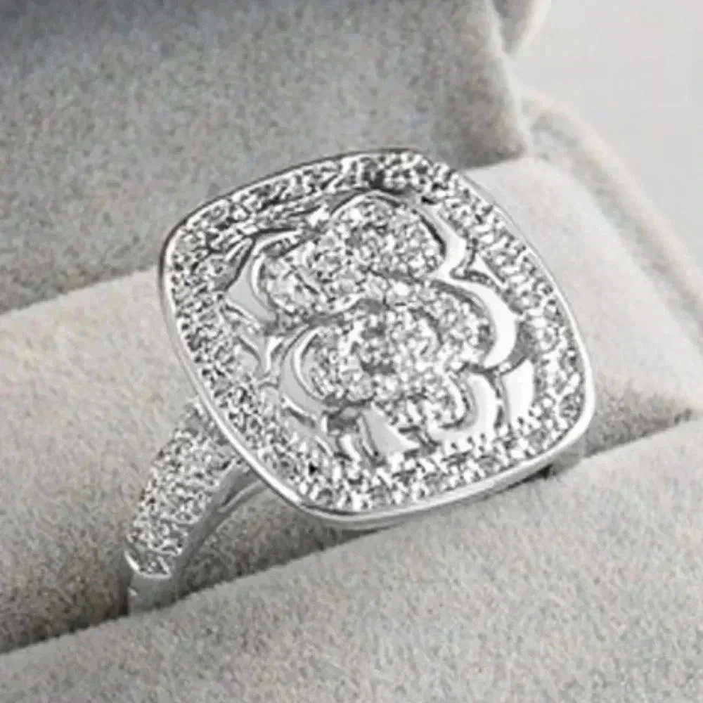 💝New Creative Design CZ Mystic Symbol Ring For Woman, GPMB1503